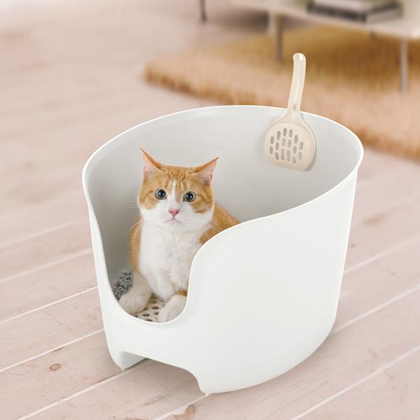 ラプレ　壁高ネコトイレ｜ 猫用トイレ