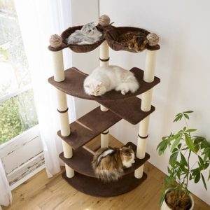 ダブルハンモックタワー｜ キャットタワー